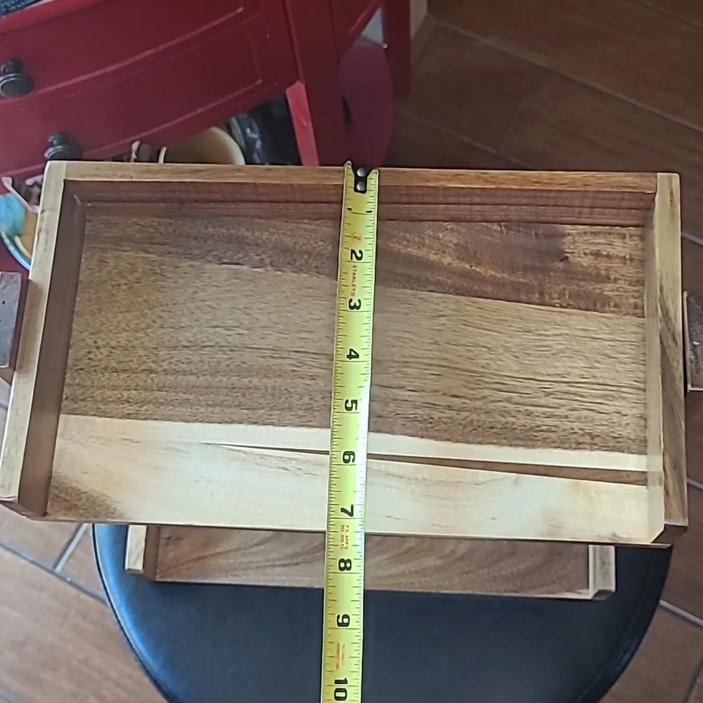 2 Tier Solid Wood Organizer